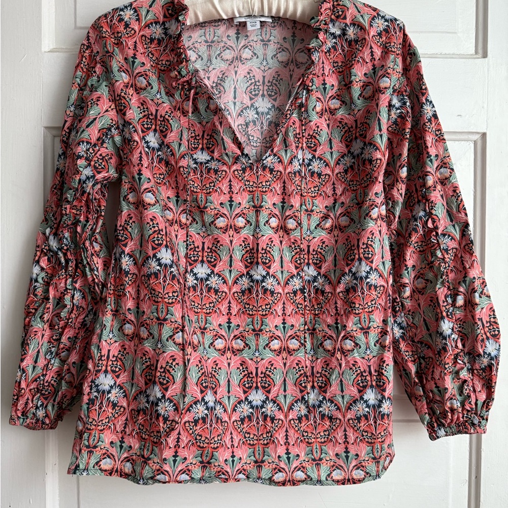 J. Crew Multicolor Patterned Blouse